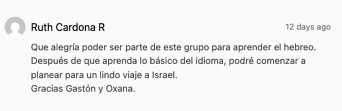 Testimonio de estudiante 1